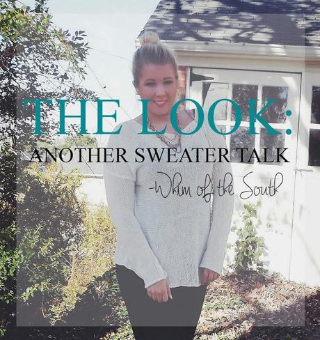 {Another Sweater Talk}