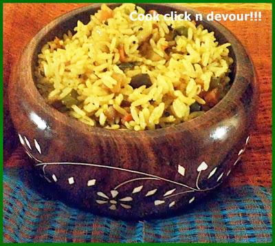 Mixed vegetable rice