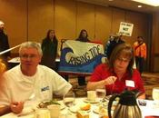 Activists with Portland Rising Tide Disrupt Coal Luncheon