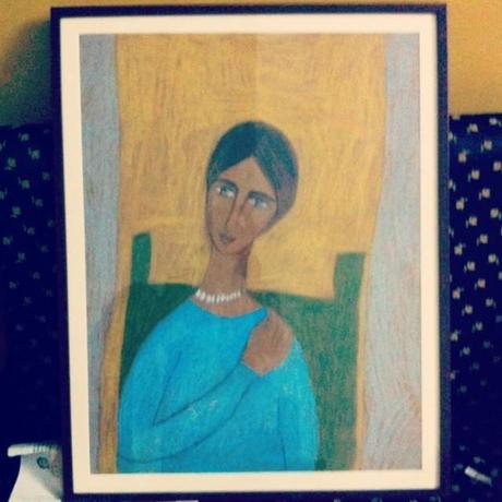 #ABeautifulMess after weeks of work, snubnose's #modigliani is done. Perfect for our living room :) #art #art_belief