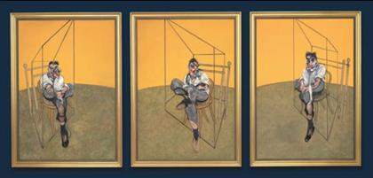 ONE HUNDRED AND FORTY-TWO MILL -  the price of dead artist painting dead artist - Bacon's Freud triptych sold