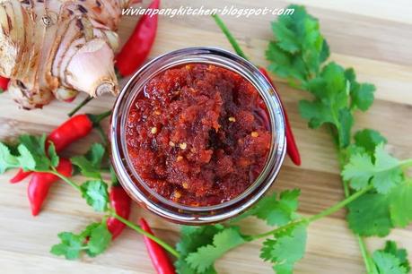 Vegetarian Galangal Chilli Sauce