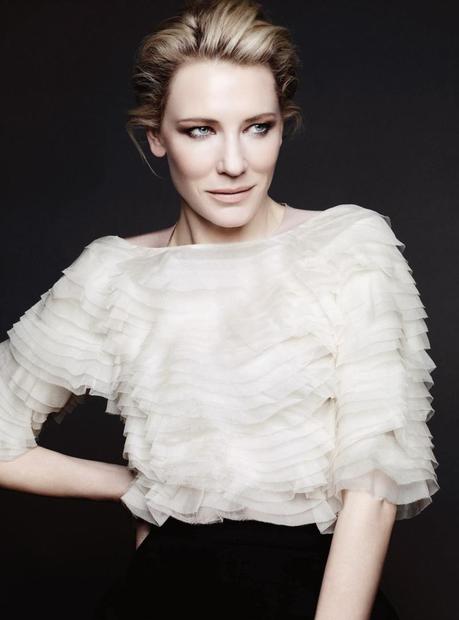 Cate Blanchett by Ben Hassett for Harper's Bazaar Uk December 2013 