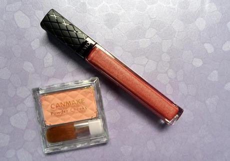 BDJ BOX November 2013 - Canmake Blush - Revlon Lip gloss