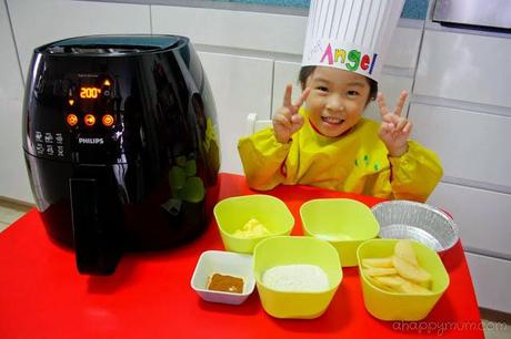Chef Angel shows you how to cook with air {Using the Philips Avance XL Airfryer}