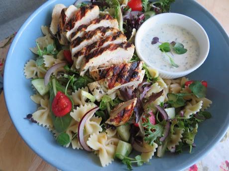 Grilled Chicken Pasta Salad