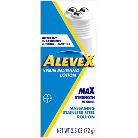 AleveX™ Pain Relieving Lotion with Rollerball, Powerful & Long-Lasting Targeted ...