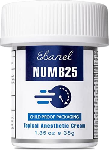 Ebanel 5% Lidocaine Topical Numbing Cream Maximum Strength, 1.35 Oz, ...