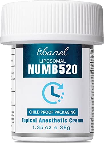 Ebanel 5% Lidocaine Topical Numbing Cream Maximum Strength 1.35 Oz, ...