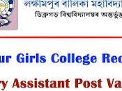 Lakhimpur Girls College Recruitment 2022 Apply Library Assistant Post