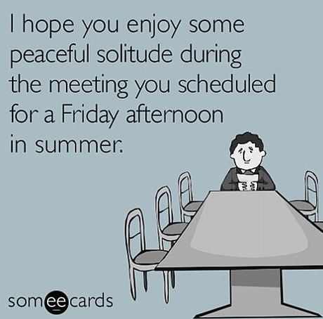 When you forget to TGIF....