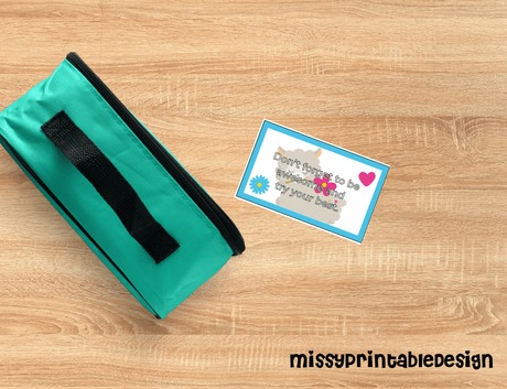 Lunch Box Notes for Kids (Free Printable)