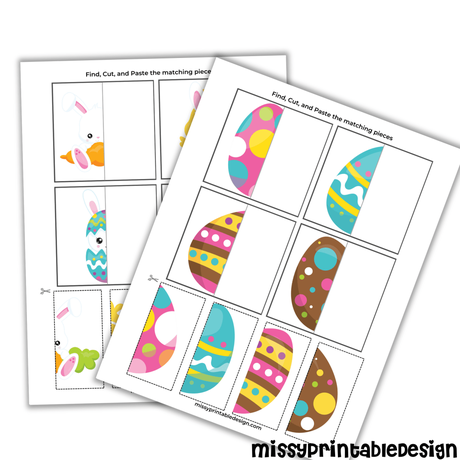 Printable Cut and Paste Worksheets