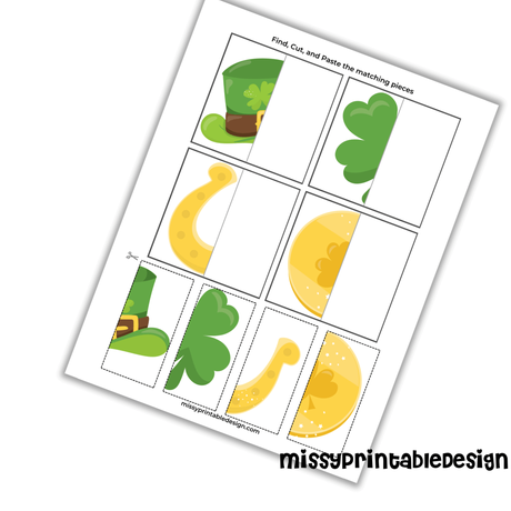 Printable Cut and Paste Worksheets