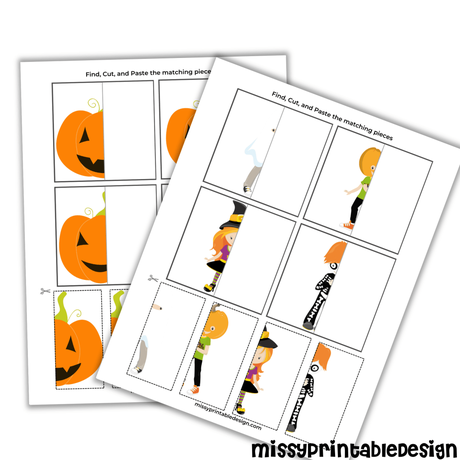 Printable Cut and Paste Worksheets