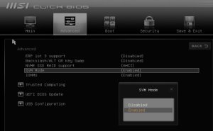 How To Enable Virtualization In Bios MSI