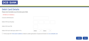 DCB Net Banking Login