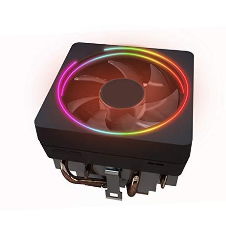 Wraith Prism LED RGB Cooler Fan from Ryzen 7 2700X Processor AM4/AM2/AM3/AM3+ 4-Pin Connector Copper Base/Alum Heat Sink by TT Racing AM4_Copp_R7