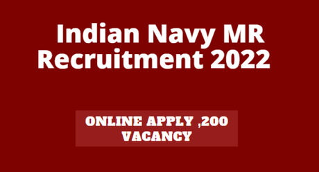 Indian Navy MR Recruitment