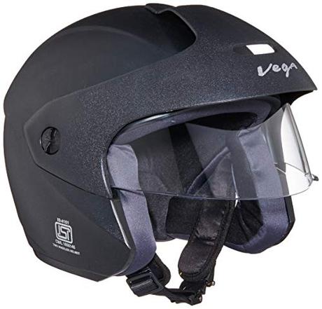 Ridge With Peak Black Helmet-M