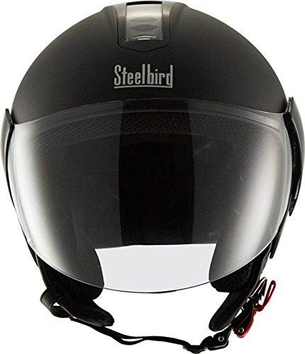 Steelbird SB-33 EVE Natural Dashing Motorbike Helmet (Matt Black)