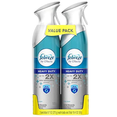 Febreze Air Effects Heavy Duty Crisp Clean Air Freshener, 2 Count