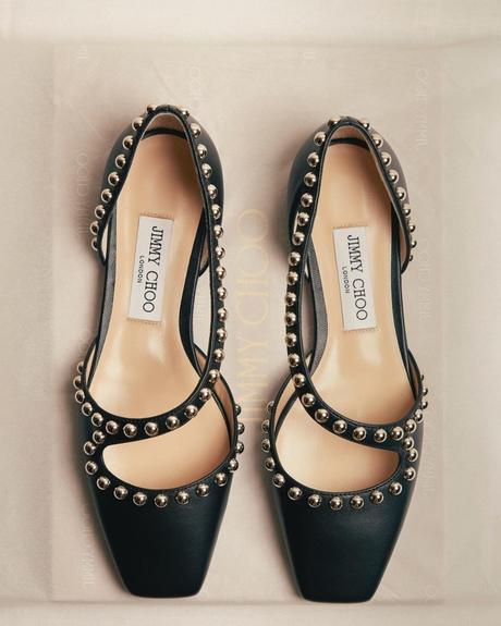 wedding guest shoes flat black