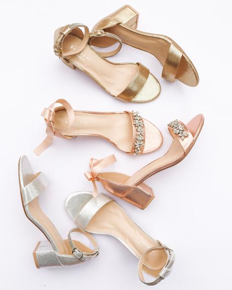 wedding guest shoes elegant golden
