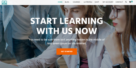 premium e-learning WordPress theme