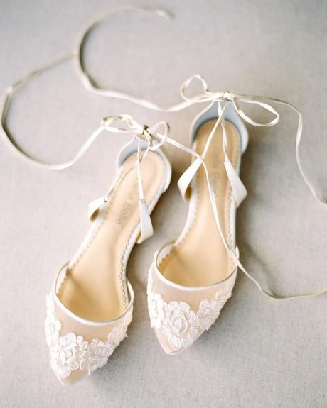 clear wedding shoes flats