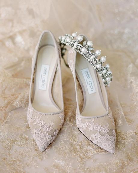 lace wedding shoes heels