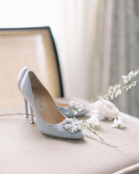 cinderella wedding shoes blue