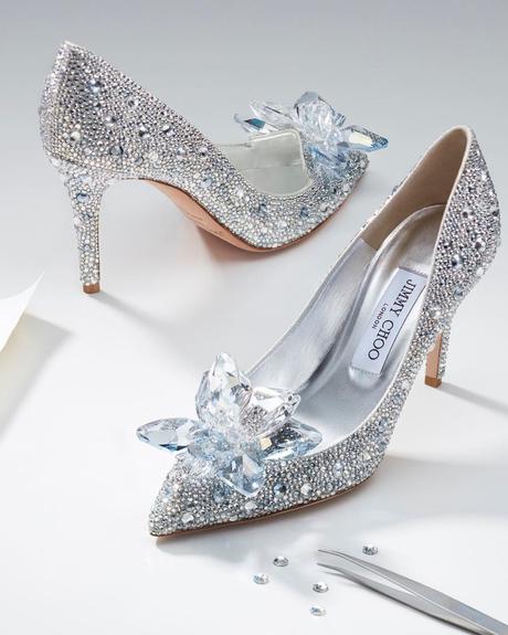 cinderella wedding shoes sparkly