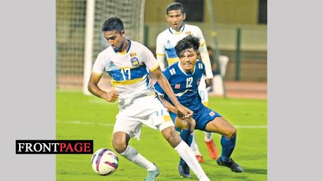 SL lose to Nepal in SAFF Football Tourney