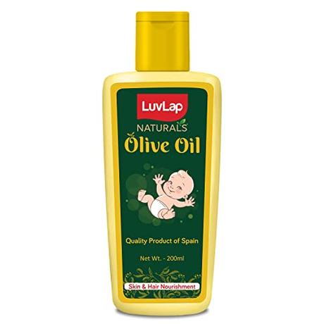 LuvLap Naturals Baby Body Massage Olive Oil, Spanish Premium Olive Oil, Enhances Bone & Muscle...