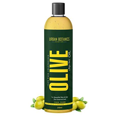 UrbanBotanics® Pure Cold Pressed Olive Oil For Hair and Skin, 250ml