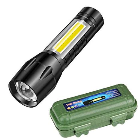 Care 4 Tactical Flashlight + Desk Lamp with Gift box Focus Zoom Torch Light with 3 Modes Adjustable...