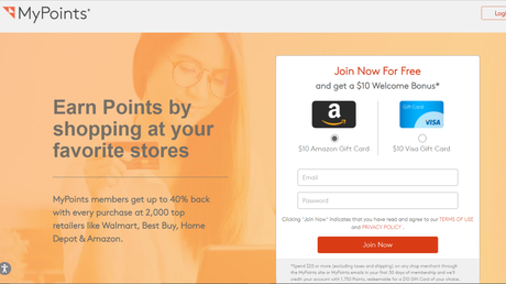 MyPoints Screenshot