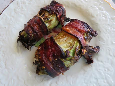 Bacon Wrapped Cabbage Wedges