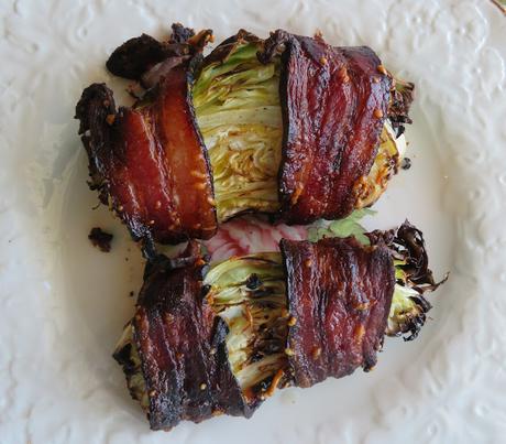 Bacon Wrapped Cabbage Wedges
