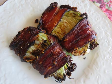Bacon Wrapped Cabbage Wedges (air fryer)