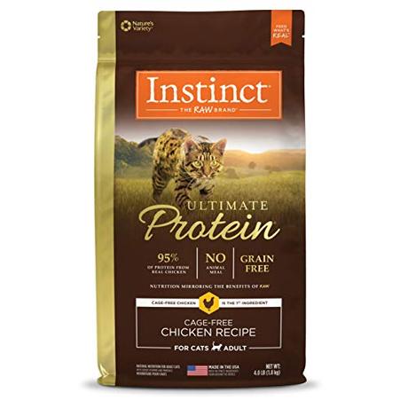 Instinct Ultimate Protein Grain Free Cage Free Chicken Recipe Natural Dry Cat Food, 4 lb. Bag