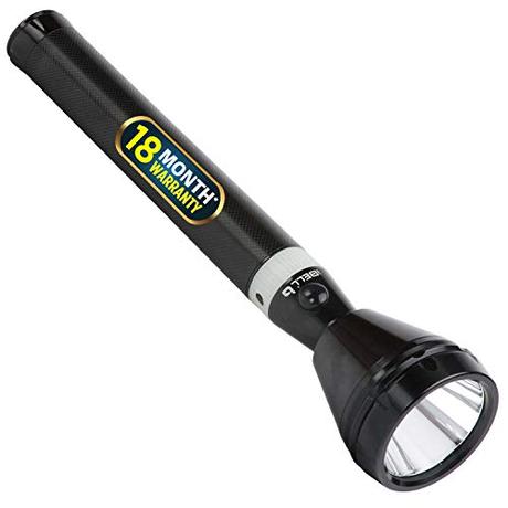 iBELL FL8359 Rechargeable Torch Flashlight,Long Distance Beam Range, Aircraft Aluminium Body with...