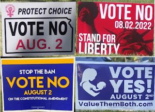 Three Predictions Regarding the Abortion Amendment Vote in Kansas Today