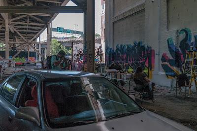 Graffiti in the shadows