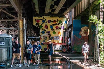 Graffiti in the shadows