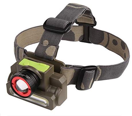 DOCOSS-2 in 1 Ultra Bright -Zoomable Waterproof Cree Rechargeable Head Torch Light