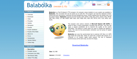 Balabolka- txt to speech tool