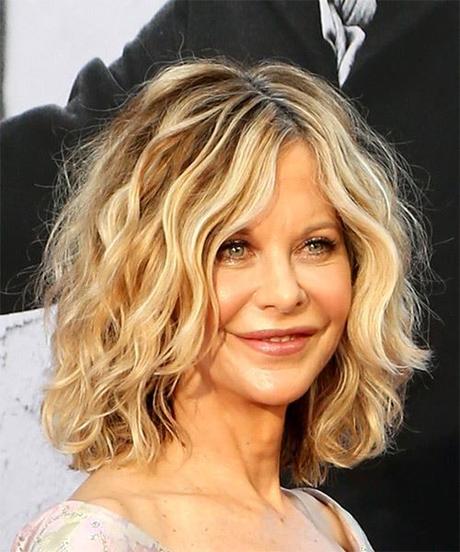 Low Maintenance Haircuts for Women Over 50: Medium Wavy Cut