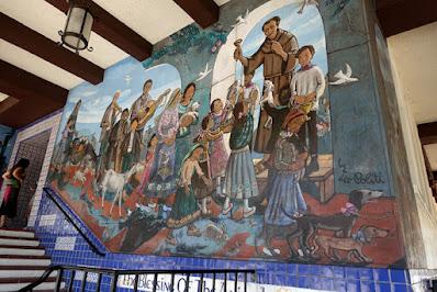 LEO POLITI MURAL, OLVERA STREET, LOS ANGELES, CA: The Blessing of the Animals
